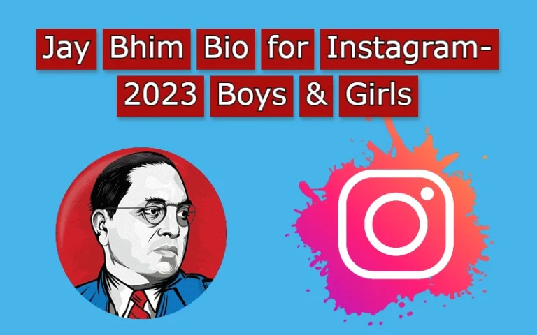 Jay Bhim Bio for Instagram
