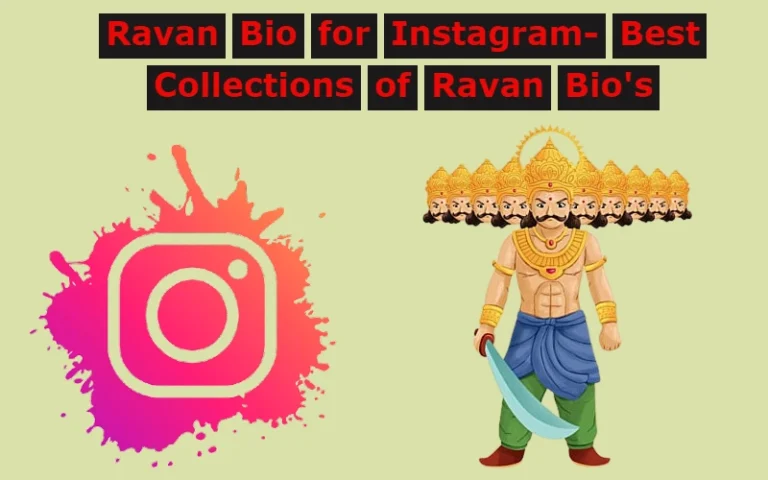 Ravan Bio for Instagram