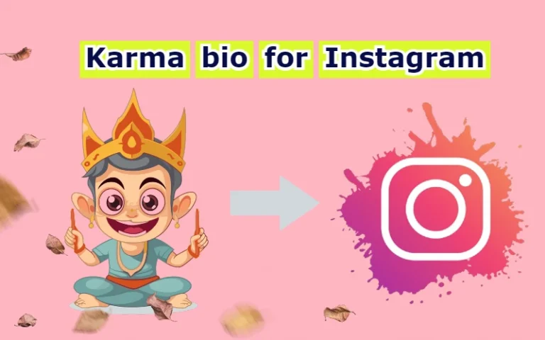 Karma bio for Instagram