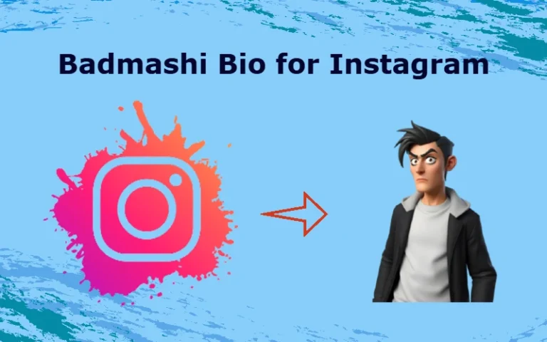 Badmashi Bio for Instagram
