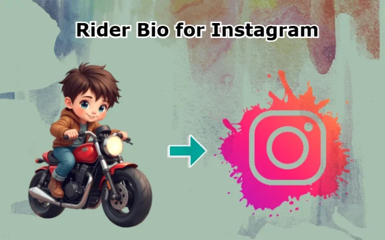 Rider Bio for Instagram